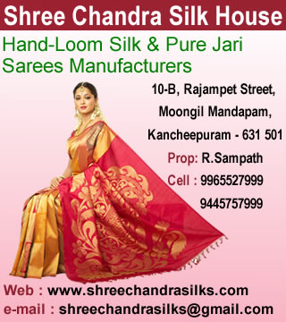 Shree Chandra Silk House, Chandra Silk House,Chandra SilkS House in kanchipuram